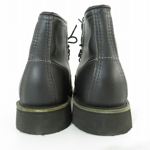 実際に弊社で買取させて頂いたREDWING/レッドウィング オールブラックセッターブーツ 8137/9Dの画像 1枚目