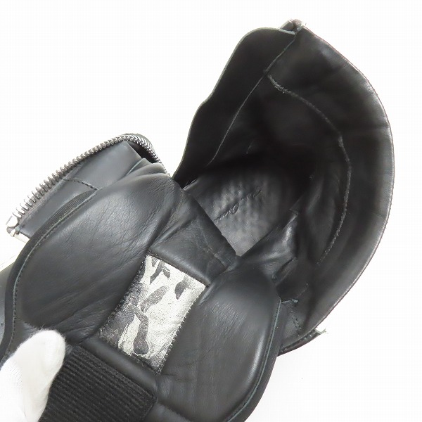 実際に弊社で買取させて頂いたRICK OWENS/リックオウエンス GEOBASKET ジオバスケット ハイカットスニーカー 43の画像 4枚目