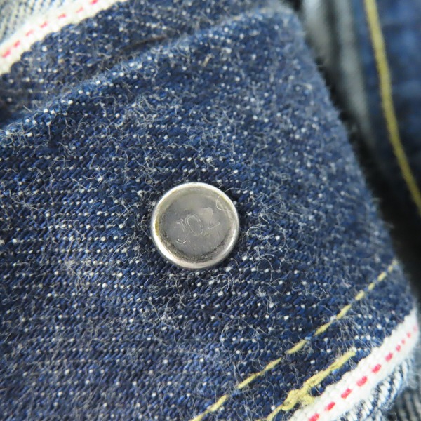 実際に弊社で買取させて頂いたLEVIS/リーバイス 507 日本製 復刻 2ndモデル デニムジャケット 71507-XX/38の画像 6枚目