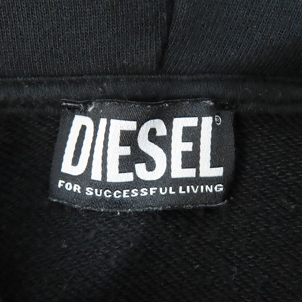 実際に弊社で買取させて頂いたDIESEL/ディーゼル UMLT-BRANDON-Z HOODIE ジップーパーカー 00SE8M 0EEAL/Lの画像 2枚目