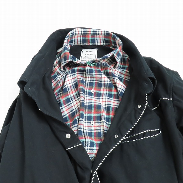 実際に弊社で買取させて頂いたMaison MIHARA YASUHIRO/メゾン ミハラヤスヒロ レイヤード ウエスタンシャツ A03SH221/44の画像 2枚目