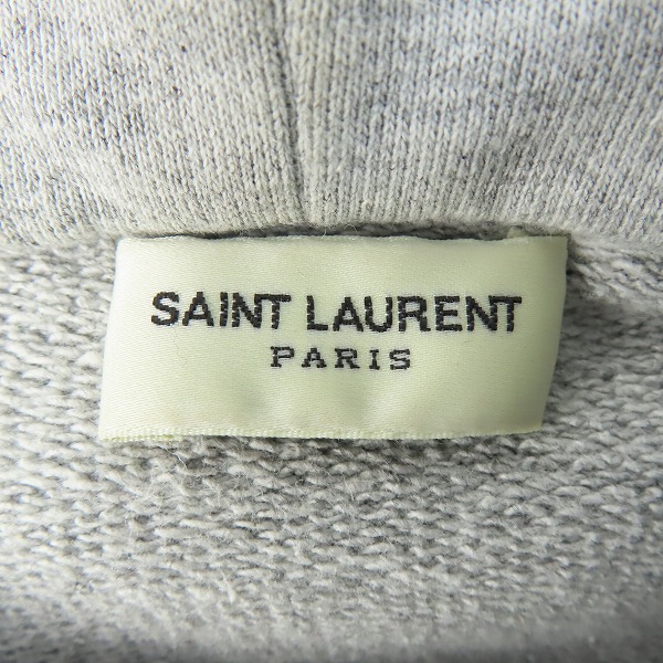 実際に弊社で買取させて頂いた【JPタグ】SAINT LAURENT PARIS/サンローランパリ プルオーバーパーカー グレー/TT09 464581 YB2OD/Mの画像 2枚目