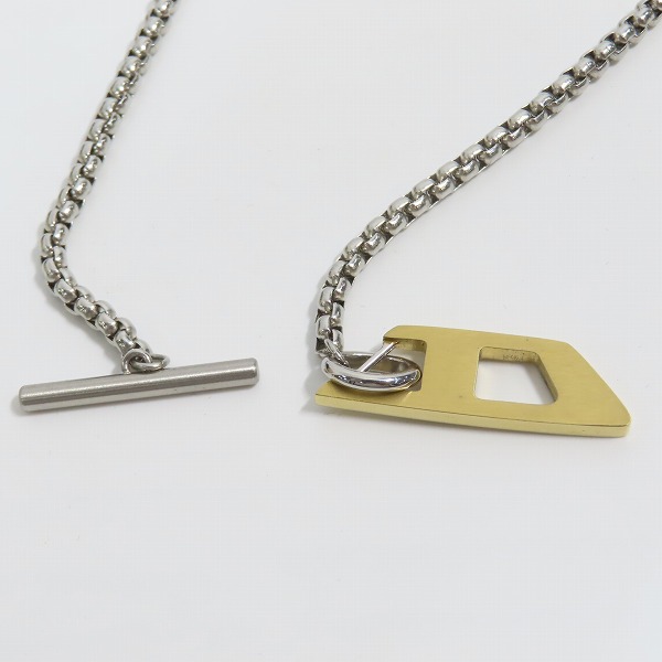 実際に弊社で買取させて頂いたDIESEL/ディーゼル ネックレス ステンレス スチール DX1378931の画像 3枚目