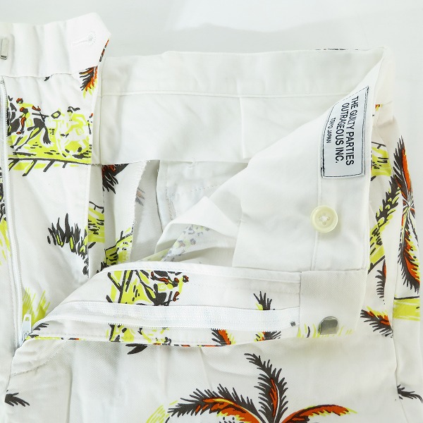 実際に弊社で買取させて頂いたWACKO MARIA/ワコマリア Guilty Parties/ギルティパーティーズ アロハ ハーフパンツ/ショートパンツ Mの画像 4枚目