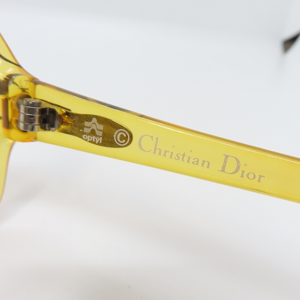 実際に弊社で買取させて頂いたChristian Dior/クリスチャンディオール 度入り眼鏡/メガネフレーム 2035-10 の画像 4枚目
