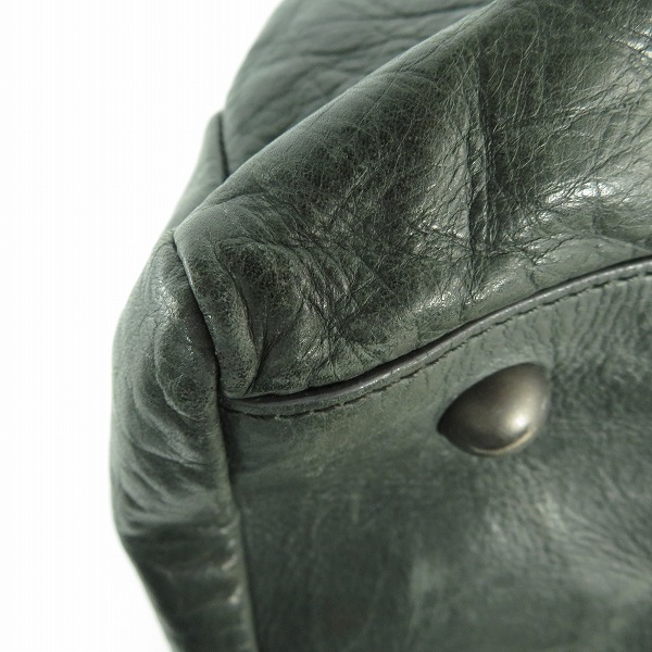 実際に弊社で買取させて頂いたLANVIN/ランバン レザー ショルダーバッグの画像 6枚目