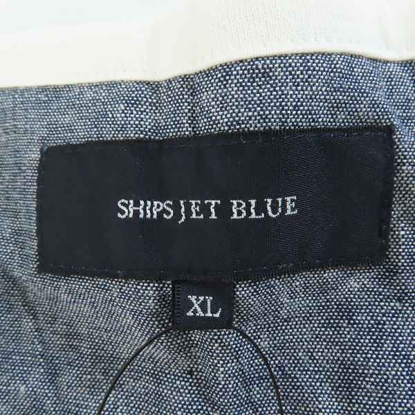 実際に弊社で買取させて頂いた【未使用】SHIPS JET BLUE/シップスジェットブルー Tシャツ ボーダー 122-05-0183-6596/XLの画像 2枚目