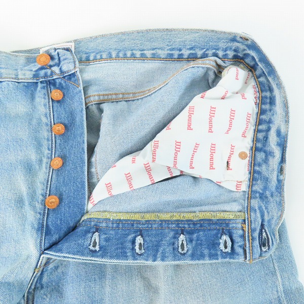 実際に弊社で買取させて頂いたLEVI'S×JJJJound/リーバイス×ジョウンド 501 '93 Jeans デニム パンツ/ジーンズ A5579-0000/W36L32の画像 6枚目