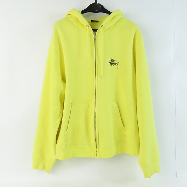 実際に弊社で買取させて頂いたSTUSSY/ステューシー ロゴプリント ジップアップパーカー/Lの画像 1枚目