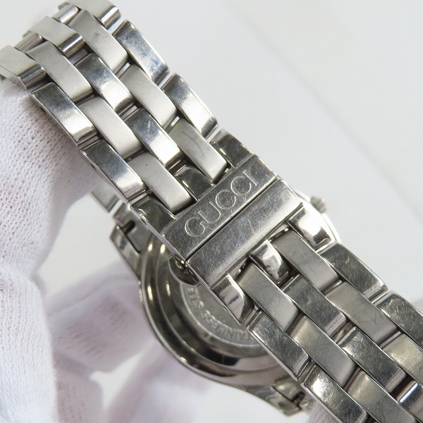 実際に弊社で買取させて頂いたGUCCI/グッチ 5500Lシリーズ クオーツ レディースウォッチ/時計の画像 6枚目