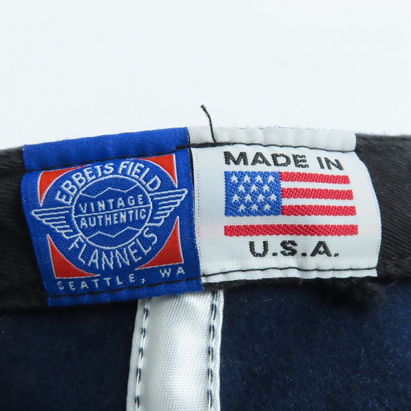 実際に弊社で買取させて頂いたCA4LA/カシラ NY ウール 6パネル キャップの画像 6枚目