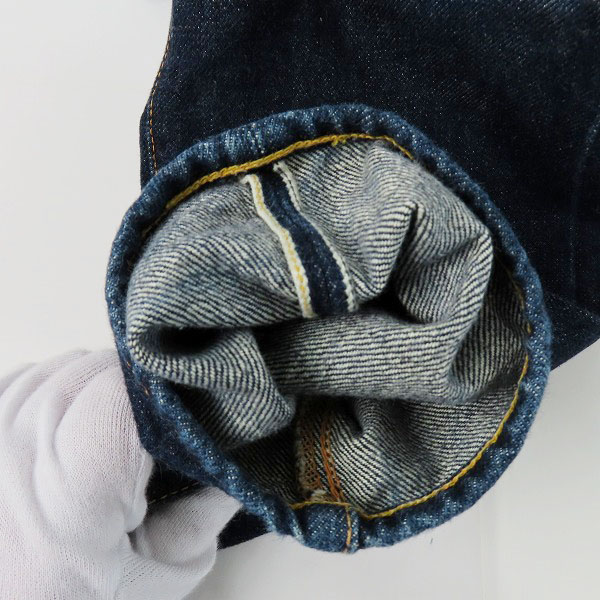 実際に弊社で買取させて頂いたEVISU/エヴィス Lot.2000 No.1 SPECIAL デニムパンツ/32×32の画像 5枚目