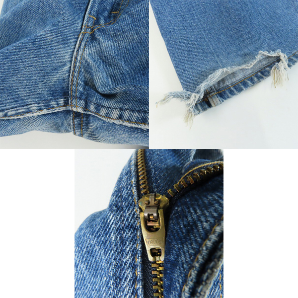 実際に弊社で買取させて頂いたLevis/リーバイス ヴィンテージ 646-0217 オレンジタブ 刻印575 USA製 デニムパンツ /W36の画像 9枚目