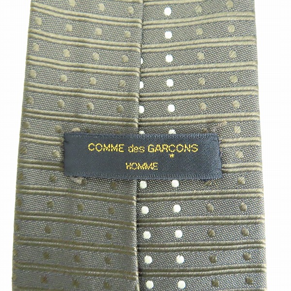 実際に弊社で買取させて頂いたCOMME des GARCONS HOMME/コム デ ギャルソン オム ドット柄ネクタイ の画像 3枚目