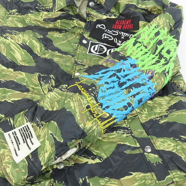 実際に弊社で買取させて頂いたDIESEL/ディーゼル カモフラ柄 キルティング J-RASPUTIN ジャケット/Lの画像 3枚目