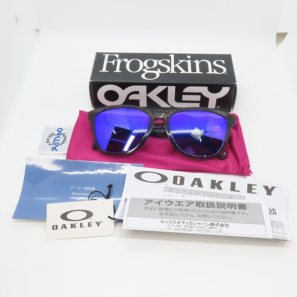 実際に弊社で買取させて頂いたOAKLEY/オークリー FROGSKINS/フロッグスキン サングラス/アイウェア OO9245-7454の画像 9枚目