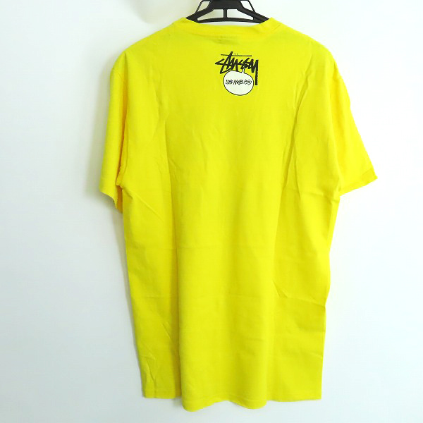 実際に弊社で買取させて頂いたSTUSSY/ステューシー プリント Tシャツ イエロー/Lの画像 1枚目