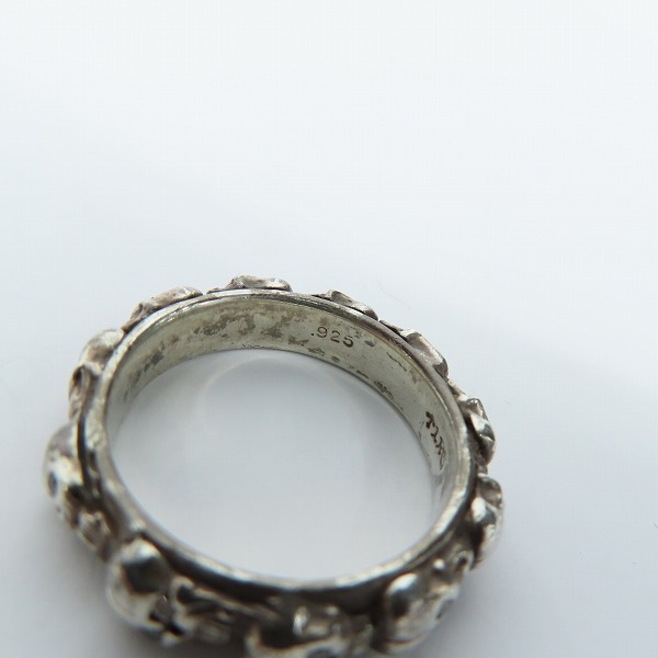 実際に弊社で買取させて頂いたLoree Rodkin/ローリーロドキン スカルバンド リング 21号の画像 5枚目