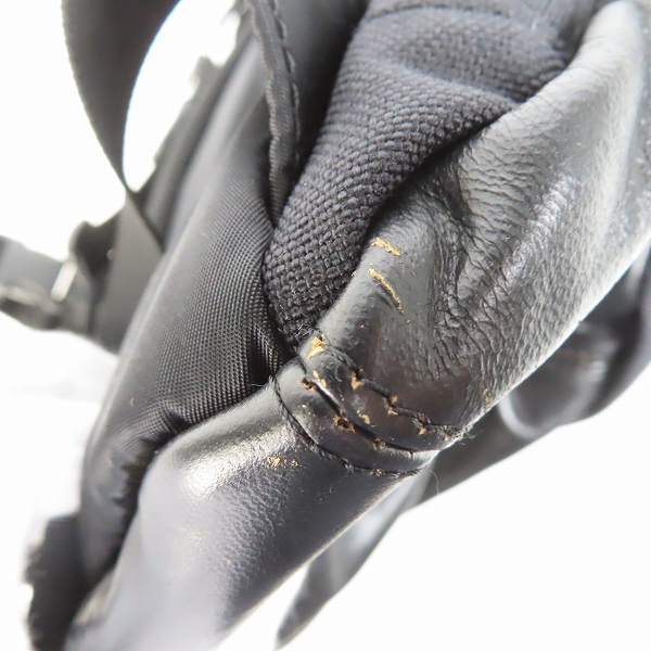 実際に弊社で買取させて頂いたvisvim/ビズビム BALLISTIC 22L/バリスティック レザー切り替え リュックサック/バックパックの画像 9枚目