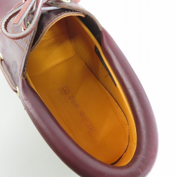 実際に弊社で買取させて頂いた Timberland/ティンバーランド Authentics 3Eye Classic Lug 50009/27.5の画像 4枚目