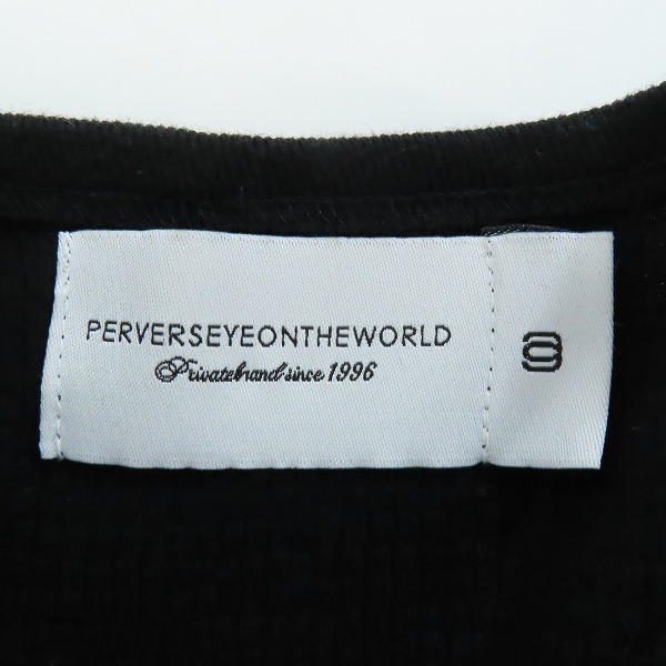 実際に弊社で買取させて頂いたP.E.O.T.W AG/ピーイーオーティーダブリューエージー/カットソー ブラック/1の画像 2枚目