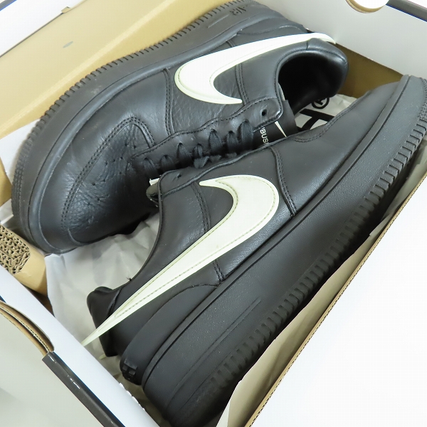 実際に弊社で買取させて頂いたNIKE×AMBUSH/ナイキ×アンブッシュ AIR FORCE 1 LOW SP/エア フォース 1 ロー スペシャル ブラック DV3464-001/26.5の画像 7枚目