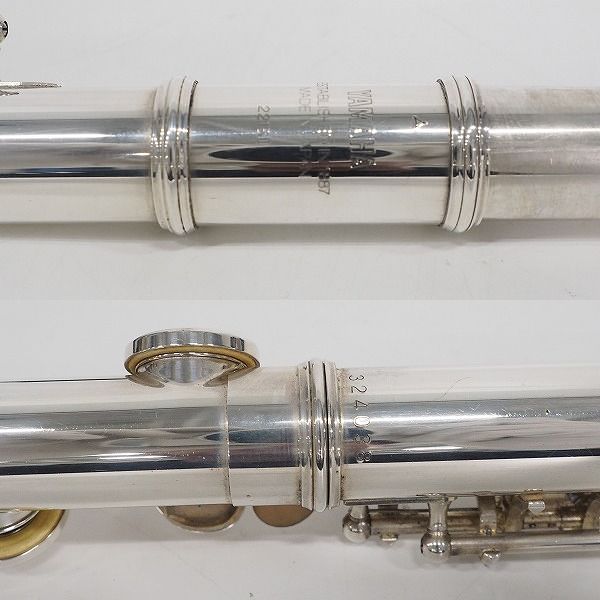 実際に弊社で買取させて頂いた【ジャンク】YAMAHA/ヤマハ YFL-221SII/YFL221SII フルート 頭部管銀製 ハードケース付の画像 4枚目