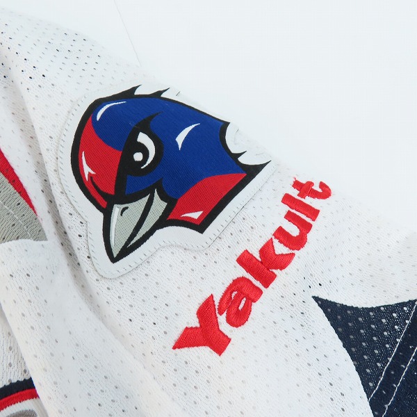 実際に弊社で買取させて頂いた(2)ZETT×BEAMS/ゼット×ビームス 東京ヤクルトスワローズ レプリカユニフォーム #19 石川雅規 YSRP2/フリー(XL)の画像 4枚目