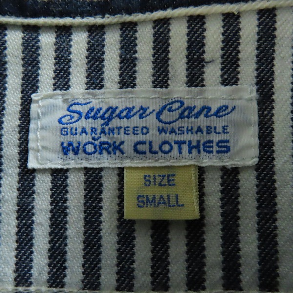 実際に弊社で買取させて頂いたSUGAR CANE/シュガーケーン 長袖ポケットシャツ/M21327/Sの画像 2枚目