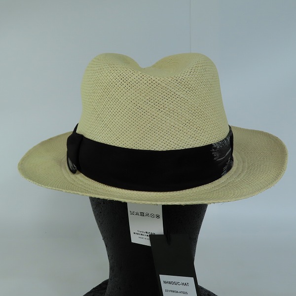 実際に弊社で買取させて頂いた【未使用】WINDANDSEA×NEIGHBORHOOD/ウィンダンシー×ネイバーフッド NHWDS C-HAT/ストローハット 221FRWSH-HT02S/Lの画像 3枚目