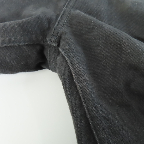 実際に弊社で買取させて頂いたvisvim/ビズビム SOCIAL SCULPTURE 03 CMYK BLK/ソーシャルスカルプチャー ブラック デニムパンツ 0122205005007/W38L30の画像 6枚目