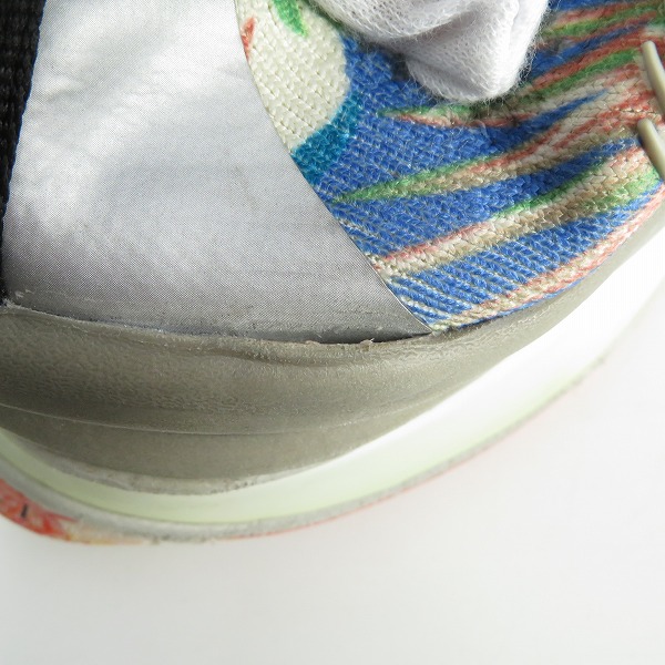 実際に弊社で買取させて頂いたGUCCI/グッチ GUCCI RUN テクニカルニット スニーカー ブルー size 7の画像 7枚目