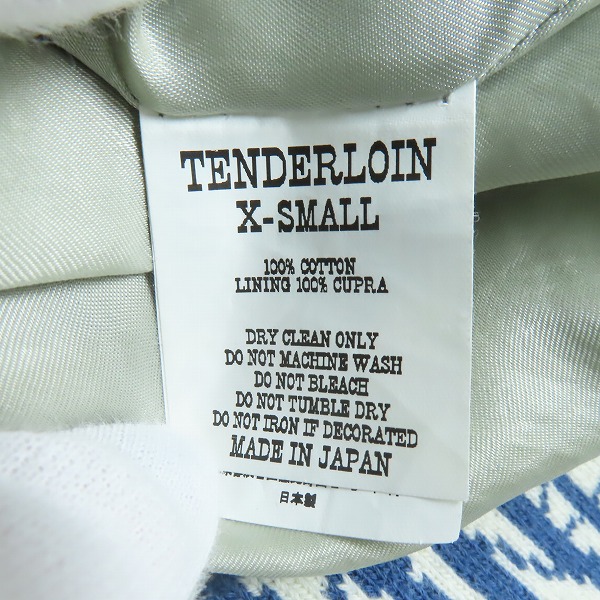 実際に弊社で買取させて頂いたTENDERLOIN/テンダーロイン コットン コーデュロイ コーチジャケット/XSの画像 3枚目