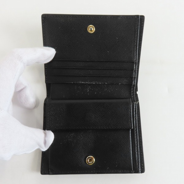 実際に弊社で買取させて頂いたMARNI/マルニ 二つ折り財布 BI-FOLD WALLET/COINPURSE バイフォールドウォレット コインパース PFMOQ14U07の画像 3枚目