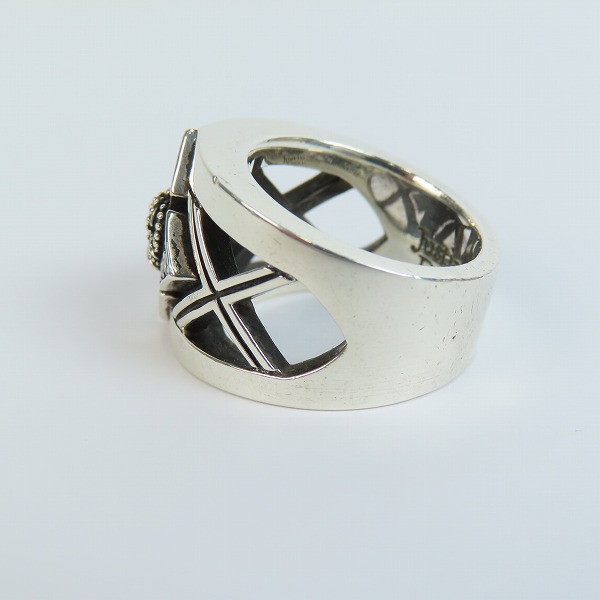 実際に弊社で買取させて頂いたJustin Davis/ジャスティンデイビス GRANDEUR RING/グランドールリング  925/11-12号の画像 2枚目