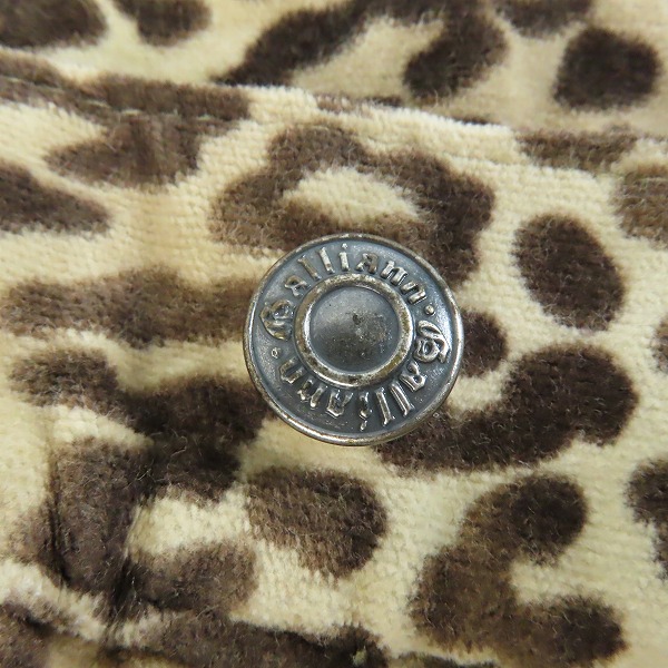 実際に弊社で買取させて頂いたJohn Galliano/ジョンガリアーノ ヒョウ柄 パンツ ボトムス 44の画像 7枚目