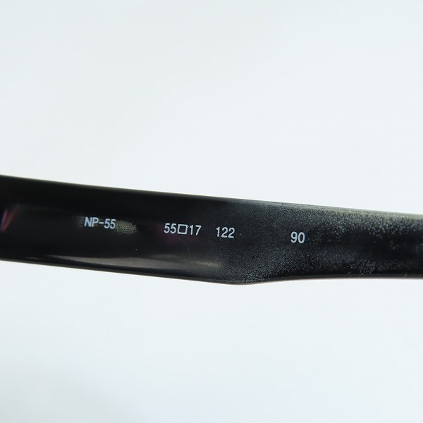実際に弊社で買取させて頂いた999.9/フォーナインズ 眼鏡 メガネフレーム NP-55の画像 6枚目