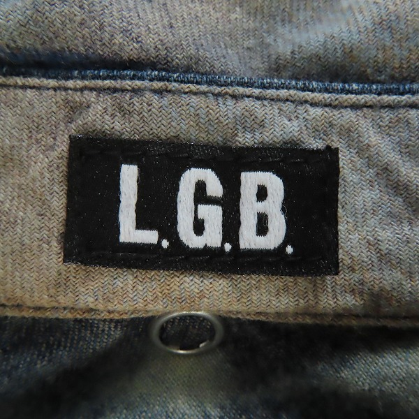 実際に弊社で買取させて頂いたL.G.B./ルグランブルー スナップボタン デニムシャツ Shirt-G/STD 122SH/1の画像 2枚目