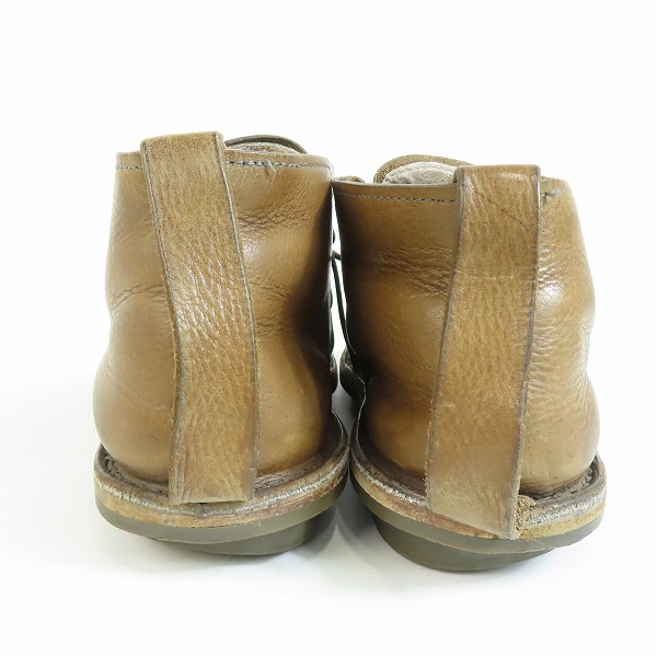 実際に弊社で買取させて頂いたtrippen/トリッペン SPACE 2ホール レザーチャッカブーツ ブラウンの画像 1枚目