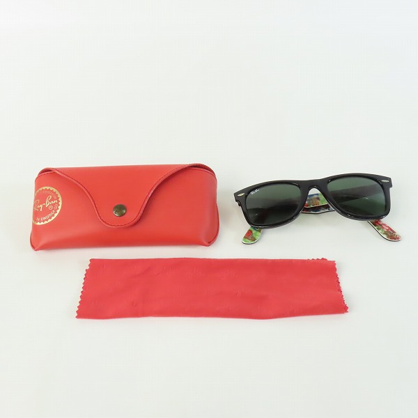 実際に弊社で買取させて頂いたRay-Ban/レイバン WAYFARER/ウェイファーラー サングラス SPECIAL SERIES #11/RB2140 1136の画像 9枚目