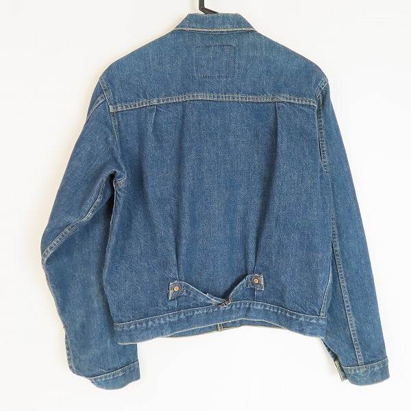 実際に弊社で買取させて頂いたLEVIS/リーバイス 70502 XX 日本製 J02刻印 1st デニムジャケット/38の画像 1枚目