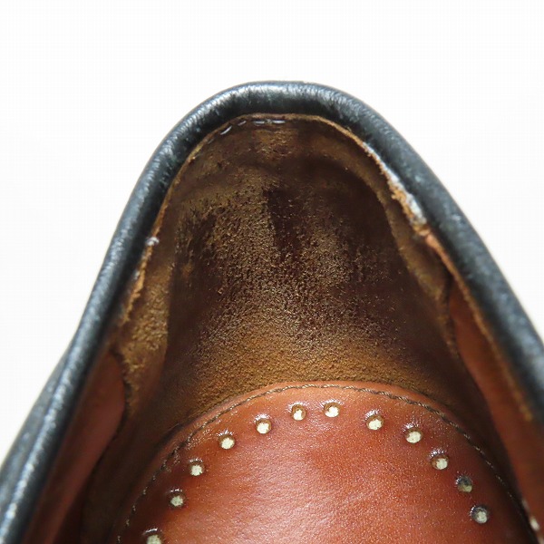 実際に弊社で買取させて頂いたAllen Edmonds/アレンエドモンズ Walden/ウォールデン コインローファーレザーシューズ 1607/10Dの画像 8枚目