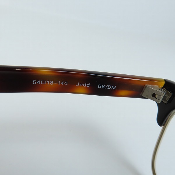 実際に弊社で買取させて頂いたOLIVER PEOPLES/オリバーピープルズ Jedd BK/DM 眼鏡/メガネフレーム/アイウェアの画像 6枚目