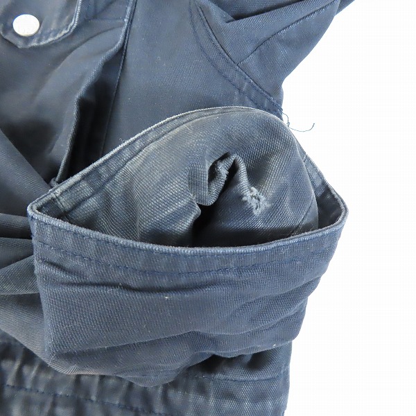 実際に弊社で買取させて頂いた【難あり】DICKIES/ディッキーズ M-65刺繍ジャケット キルトライナー付き/ネイビー/143M10WD23/XLの画像 9枚目