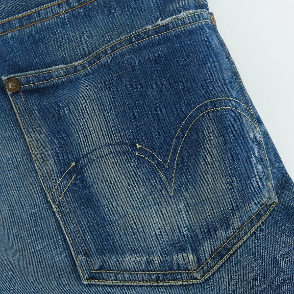 実際に弊社で買取させて頂いたLevi's/リーバイス LVC 33501-0015 501XX 100本 青山店限定 デニムパンツ W36の画像 8枚目