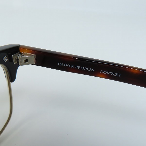実際に弊社で買取させて頂いたOLIVER PEOPLES/オリバーピープルズ Jedd BK/DM 眼鏡/メガネフレーム/アイウェアの画像 5枚目