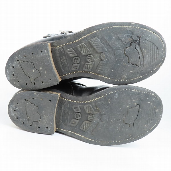 実際に弊社で買取させて頂いたRED WING/レッドウィング ショート エンジニアブーツ スチールトゥ ブラック 2976/7.5Dの画像 2枚目