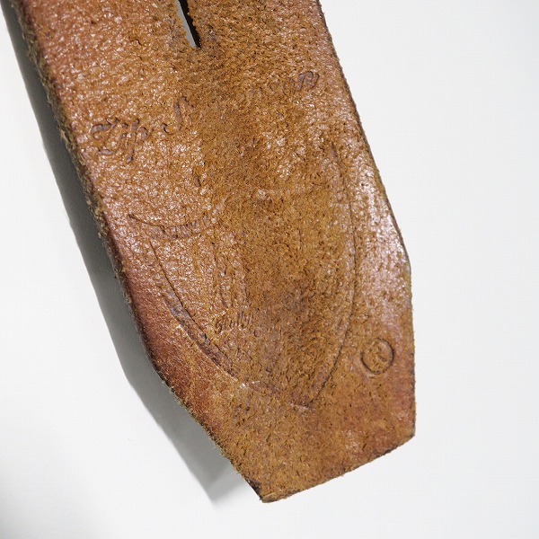 実際に弊社で買取させて頂いたHollywood Trading Company /HTC/エイチティーシー スタッズ スティングレイ レザー ベルト/34 の画像 4枚目