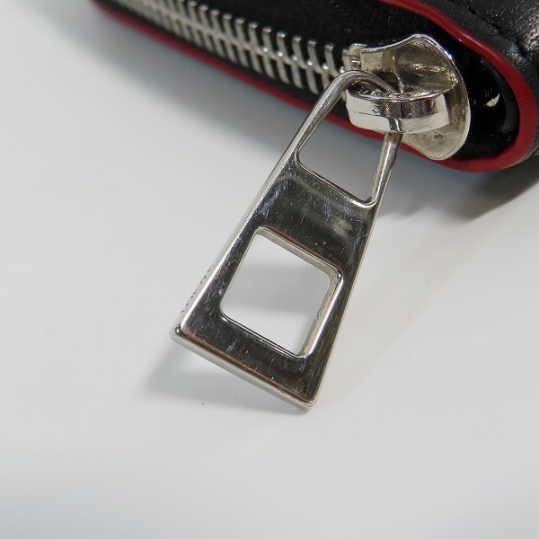 実際に弊社で買取させて頂いたLOEWE/ロエベ アナグラム レザー BRAND OPEN WALLETラウンドジップ オープンウォレット 長財布 106.54AU46の画像 8枚目