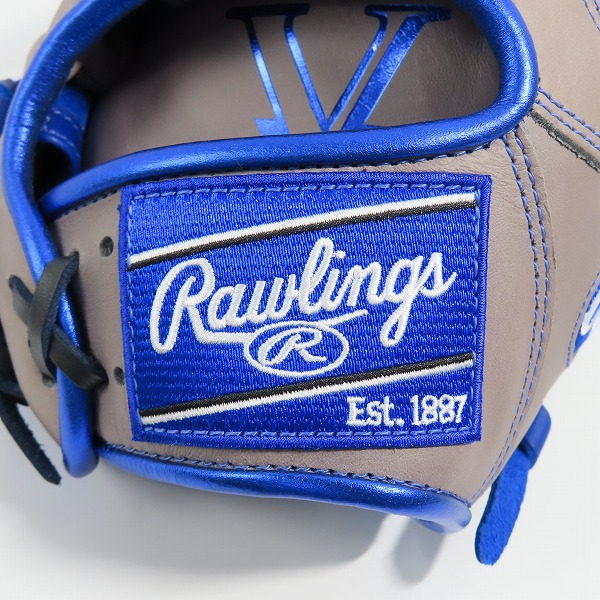 実際に弊社で買取させて頂いたRawlings/ローリングス HYPER TECH COLOR SYNC 軟式 内野手用 グローブ/グラブ GR4HTCN62の画像 6枚目